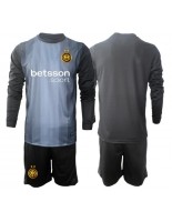 Inter Milan Brankářské Domácí dres pro děti 2025-26 Dlouhý Rukáv (+ trenýrky)